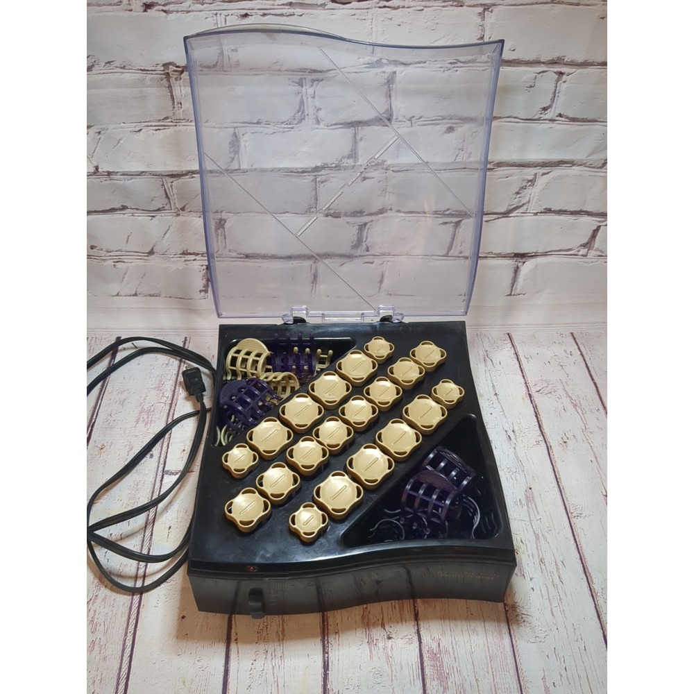 Remington Protect & Shine‎ Model H-2020i Hot Rollers Curlers With Clips Work